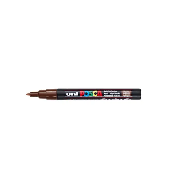 Enkel retur - Posca PC-3M Brown 45 (0,9-1,3 mm)