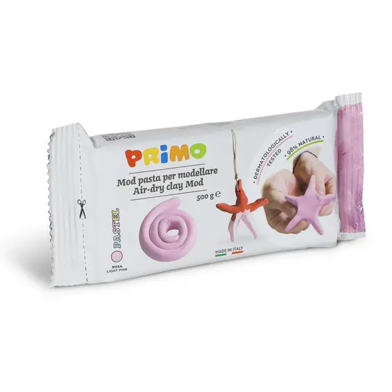 Primo lufttorkande lera, rosa 500 g - Nyhet i webbutiken
