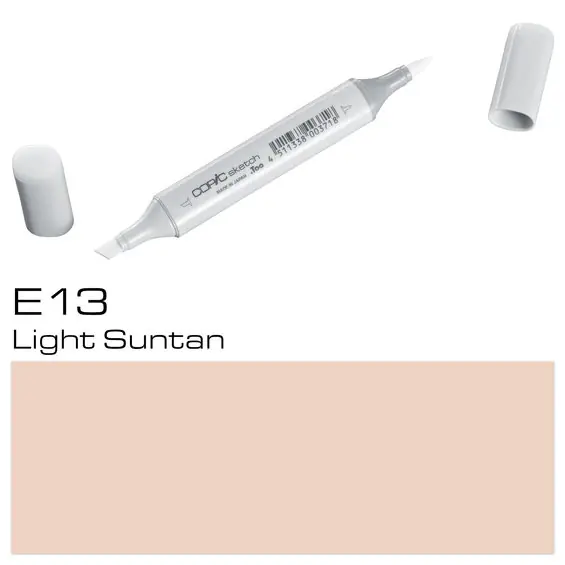 Copic Sketch E13 Light Suntan | Specialpris