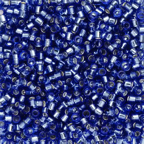 Reapris - TOHO-pärlor 11/0 – blå safir, 35 Silver-lined sapphire