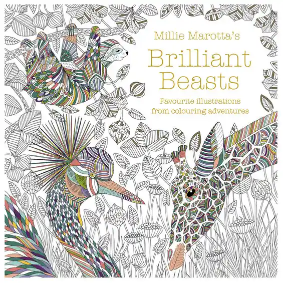 Fabrikspris - Målarbok - Brilliant Beasts